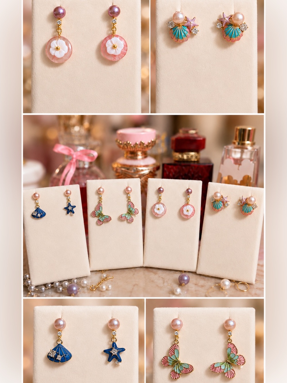 Cute Freshwater Pearl Drop Earrings | Nickel Free